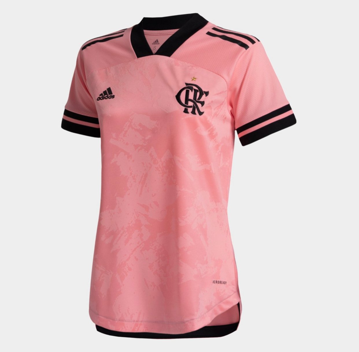 Camisa Flamengo Rosa Outubro Rosa 2020/21 Feminina Camisa Flamengo Rosa Outubro Rosa 2020/21 Feminina