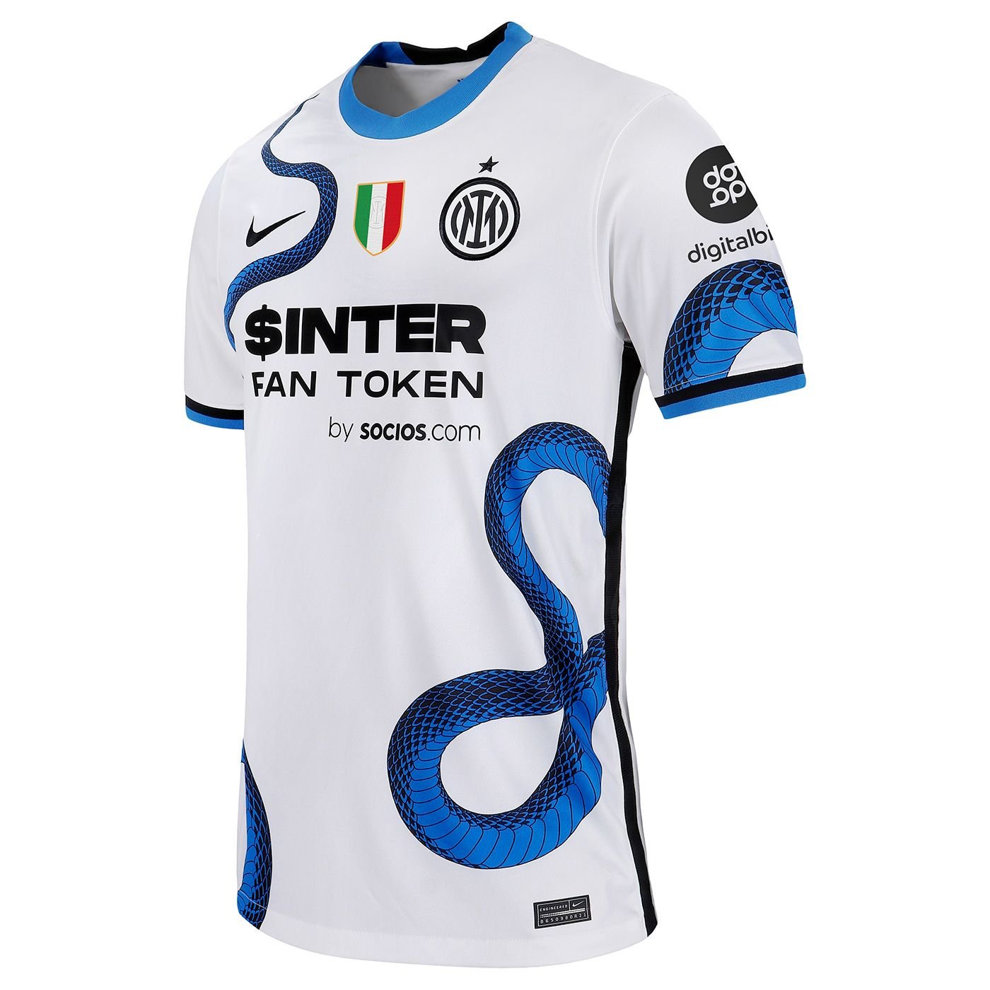 in21a02-- Camisa Inter de Milão Branca AWAY 21/22 Masculina