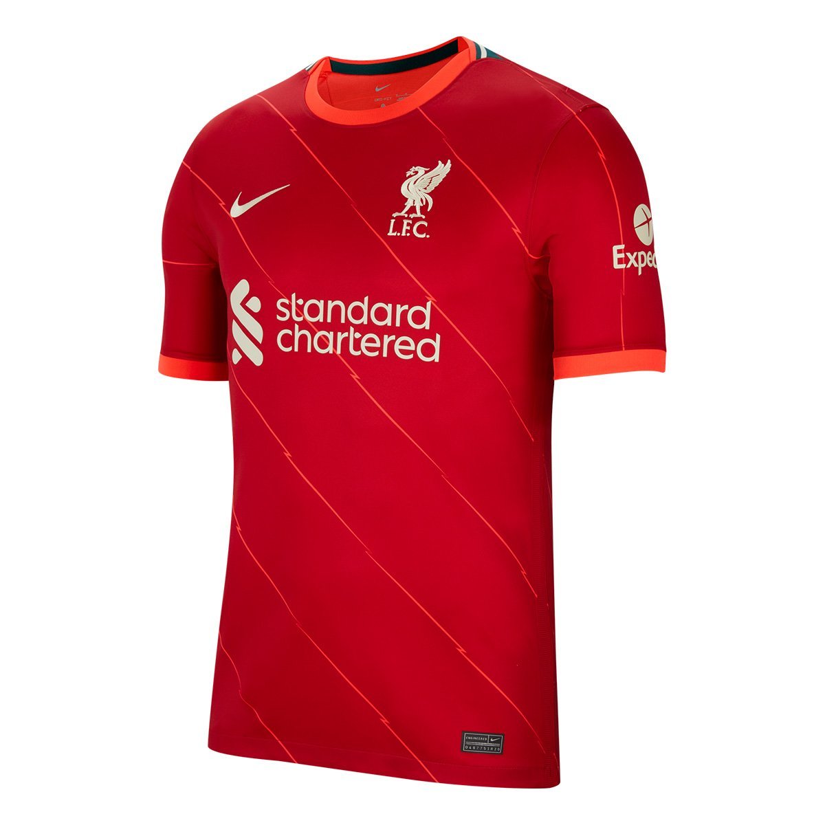 214892775_5949553908453186_4529635166308388000_n Camisa Liverpool Home 21/22 Masculina Vermelho