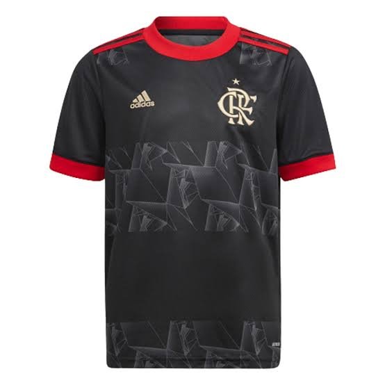 1065B417-753D-4400-AF59-48A62FA3E772 Nova Camisa Flamengo III 21/22 Preta Masculina
