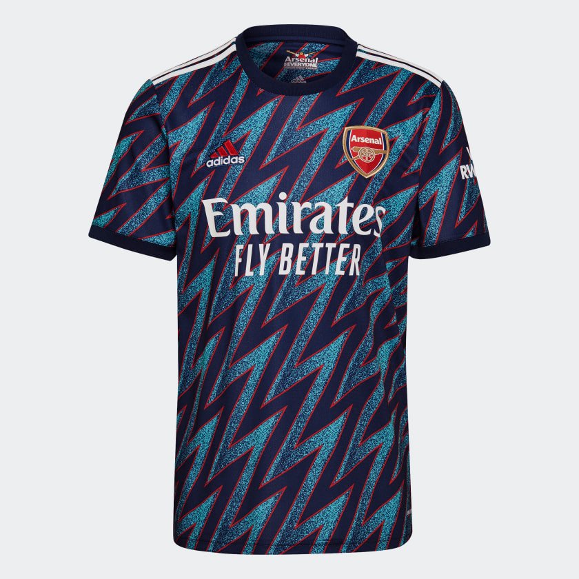 Camisa_3_Arsenal_21-22_Azul_GM0213_01_laydown CAMISA 3 ARSENAL 21/22 - MASCULINA