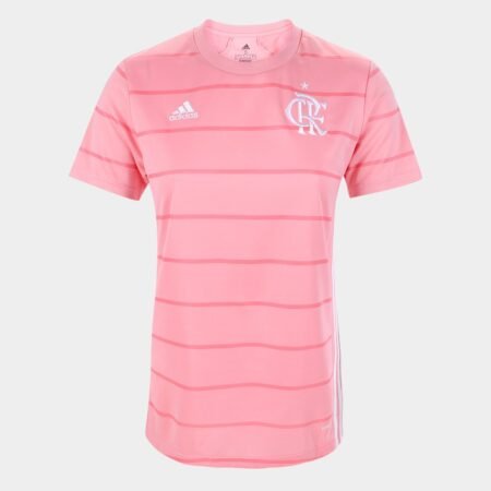 Camisa Flamengo Outubro Rosa 21/22  Feminina - Rosa