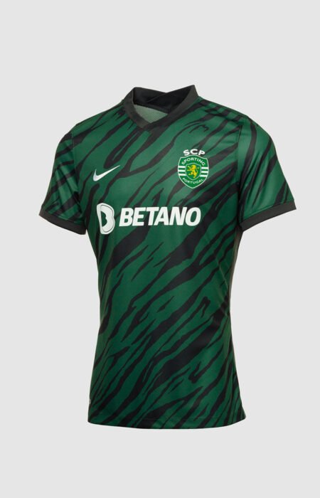 Camisa Sporting Portugal I 21/22 Masculina – verde rajado