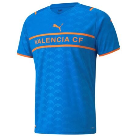 camisa valencia azul home 21/22 masculina