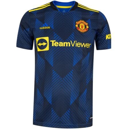 Camisa Manchester United III 21/22 - Masculina Azul