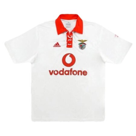 Camisa Retrô Benfica 2004/05 Away Masculina Branca