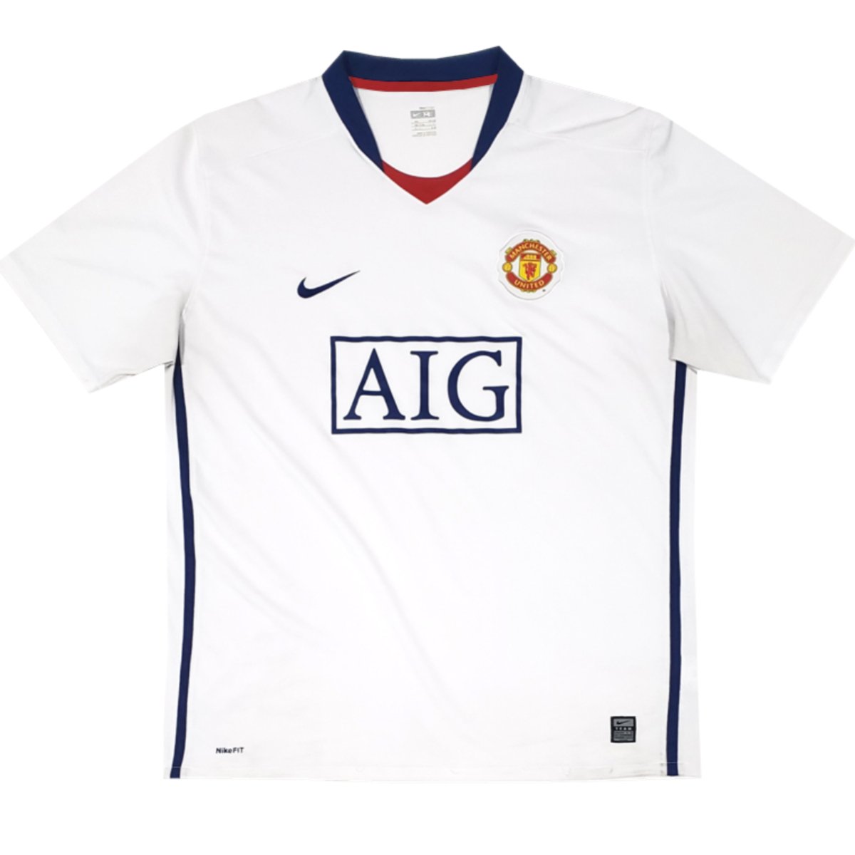 camisa-retro-manchester-united-2008-09-masculina Camisa Retrô Manchester United 2008/09 Branca Masculina