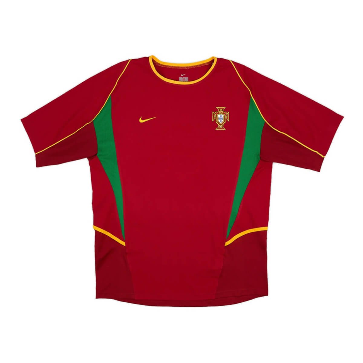 camisa-retro-selecao-de-portugal-2002-home-masculina Camisa Retrô Seleção da Portugal 2002 Home Masculina