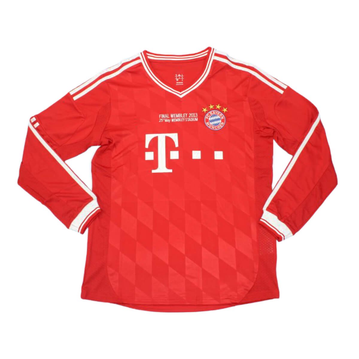 camisa-retrro-bayern-home-i-wembley-2013-vermelha-manga-longa Camisa Retrrô Bayern Home I Wembley 2013 Vermelha Manga Longa