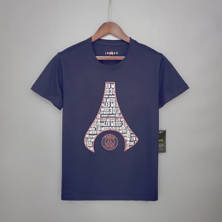 Camisa Casual T-shirt PSG MESSI 30 TORRE EIFFEL Masculina