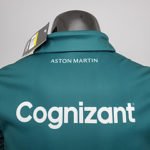 Camisa Gola Polo Aston Martin Verde 1 One Service Team Driver