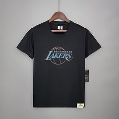 Camisa casual T-shirt LAKERS PRETA MASCULINA