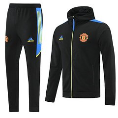 Kit Jaqueta e Calça Moletom Treino Manchester United Masculino 21/22