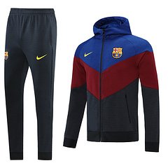 Kit Jaqueta e Calça Moletom Treino Barcelona 19/20 Masculino