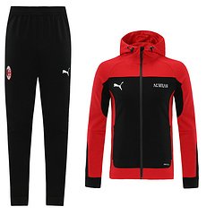Kit Jaqueta e Calça Moletom Treino AC Milan 20/21 Masculino