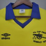 camisa-retro-arsenal-1971-79-amarela-manga-longa