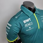 Camisa Gola Polo Aston Martin Verde 1 One Service Team Driver