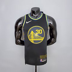 Camisa Regata NBA Golden State Warriors Preta Curry 75 Anos