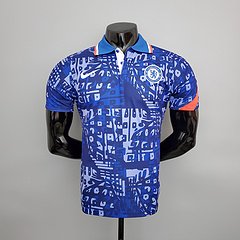 CAMISA GOLA POLO CHELSEA - MASCULINO AZUL E BRANCO
