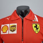 Camisa Gola Polo Fórmula 1 Ferrari Vermelha Team Driver