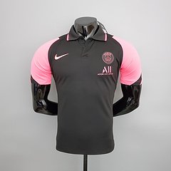 CAMISA GOLA POLO PSG PRETO-MASCULINO