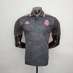 CAMISA GOLA POLO REAL MADRID - PRETO MASCULINO