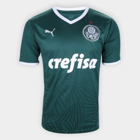 Nova Camisa do Palmeiras Masculina I 22/23 - Verde+Branco
