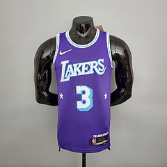 Camisa Regata NBA Lakers DAVIS 3 - Roxo