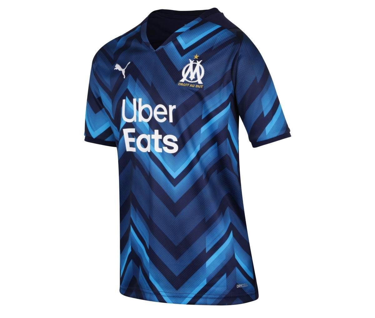 316590g_12 Camisa Olympique de Marseille Azul 22