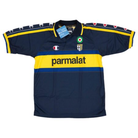 Camisa do Parma Retrô 1999/00 Azul Escuro Masculina