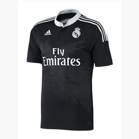 Camisa Real Madrid Retrô Preta Third 2014/15 Masculina