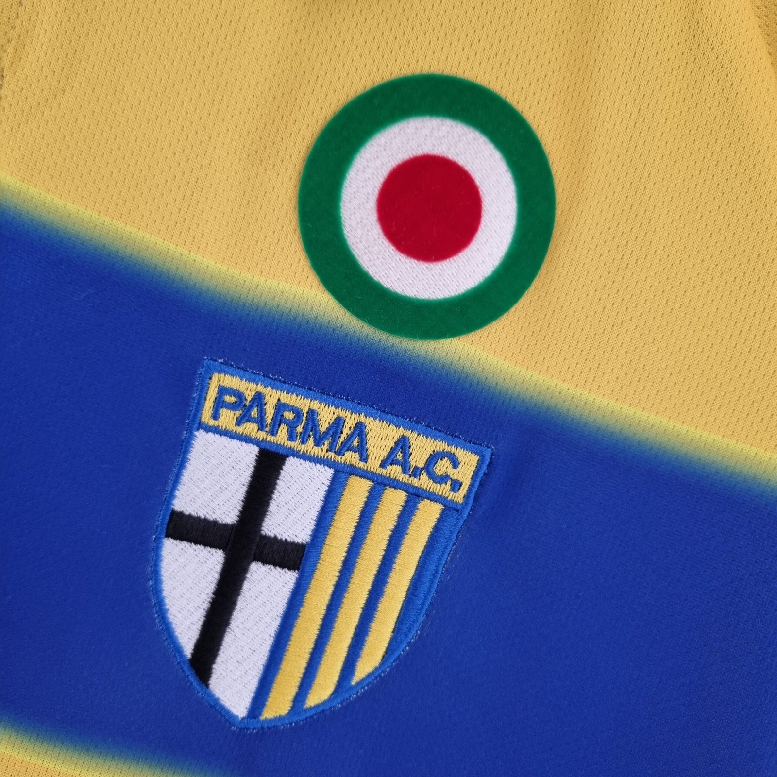 camisa-do-parma-retro-1999-00-home-amarela