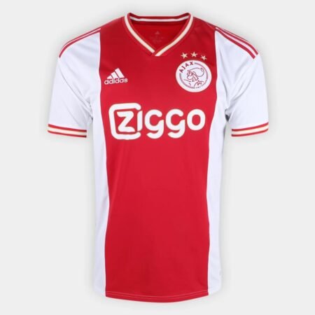 Camisa Ajax Branca 22/23 Home Masculina