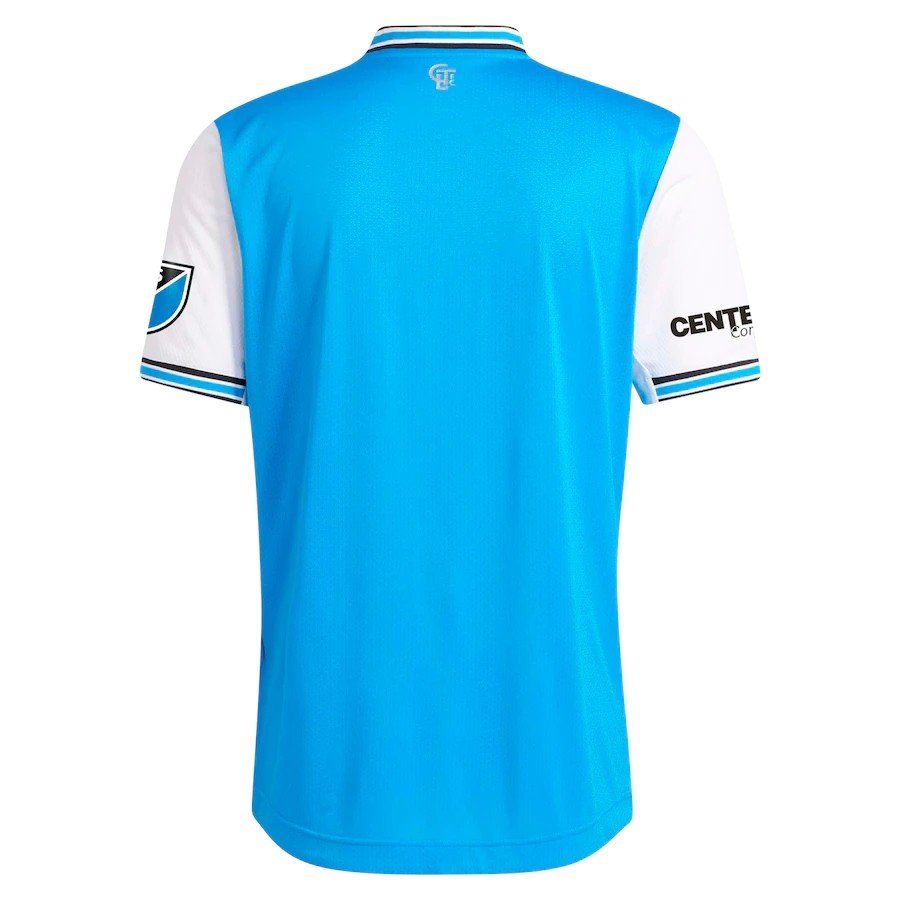 QASC Camisa Charlotte FC Azul 22/23 Masculina Jogador
