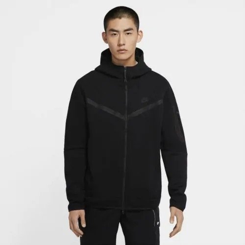 jaqueta-nike-sportswear-tech-fleece-masculina-CU4489-010-1 Blusão Nike Masculino Preto
