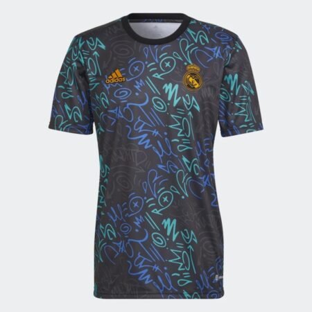 Camisa Pré-jogo Real Madrid 22/23 Azul