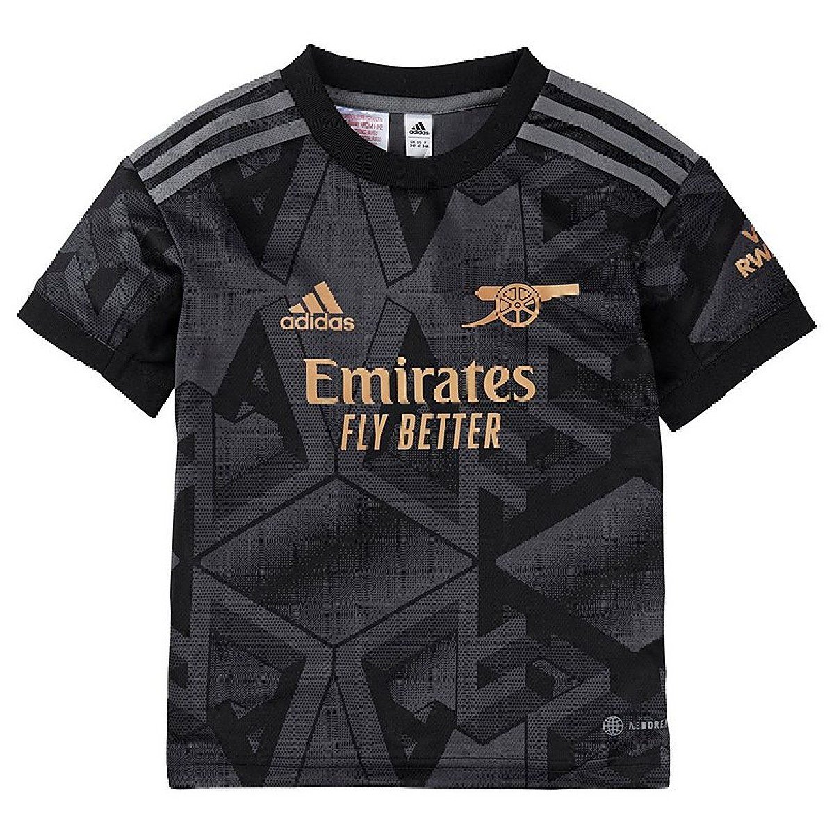 4644 Kit Infantil Arsenal Arsenal Preta com Dourado 2022