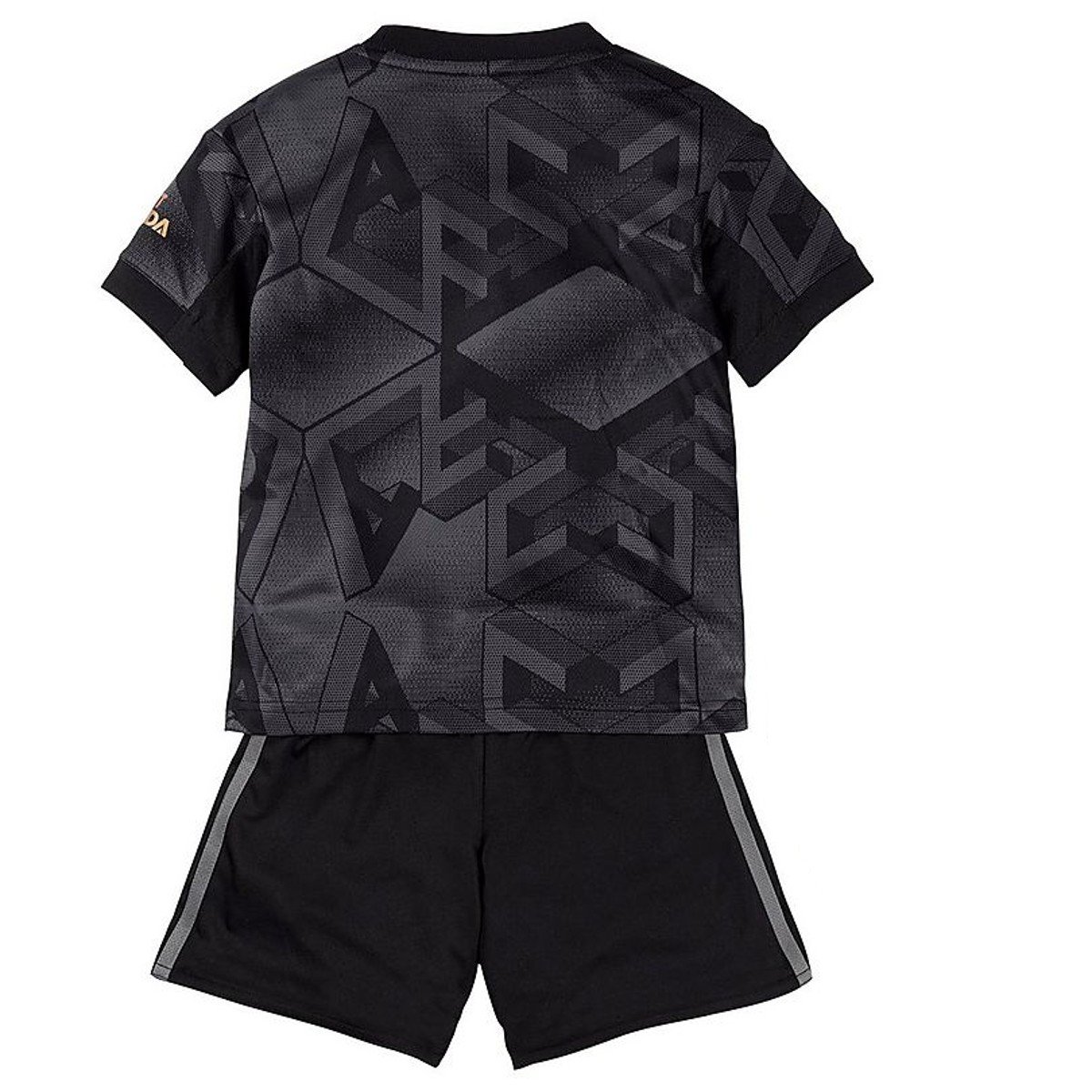 61641 Kit Infantil Arsenal Arsenal Preta com Dourado 2022