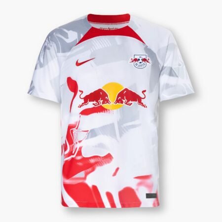 Camisa RB Leipzig Branca com Vermelha Masculina 2022