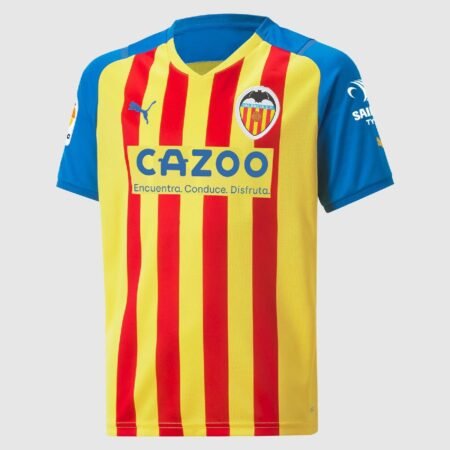 Camisa Valencia Third Amarela Masculina 2022