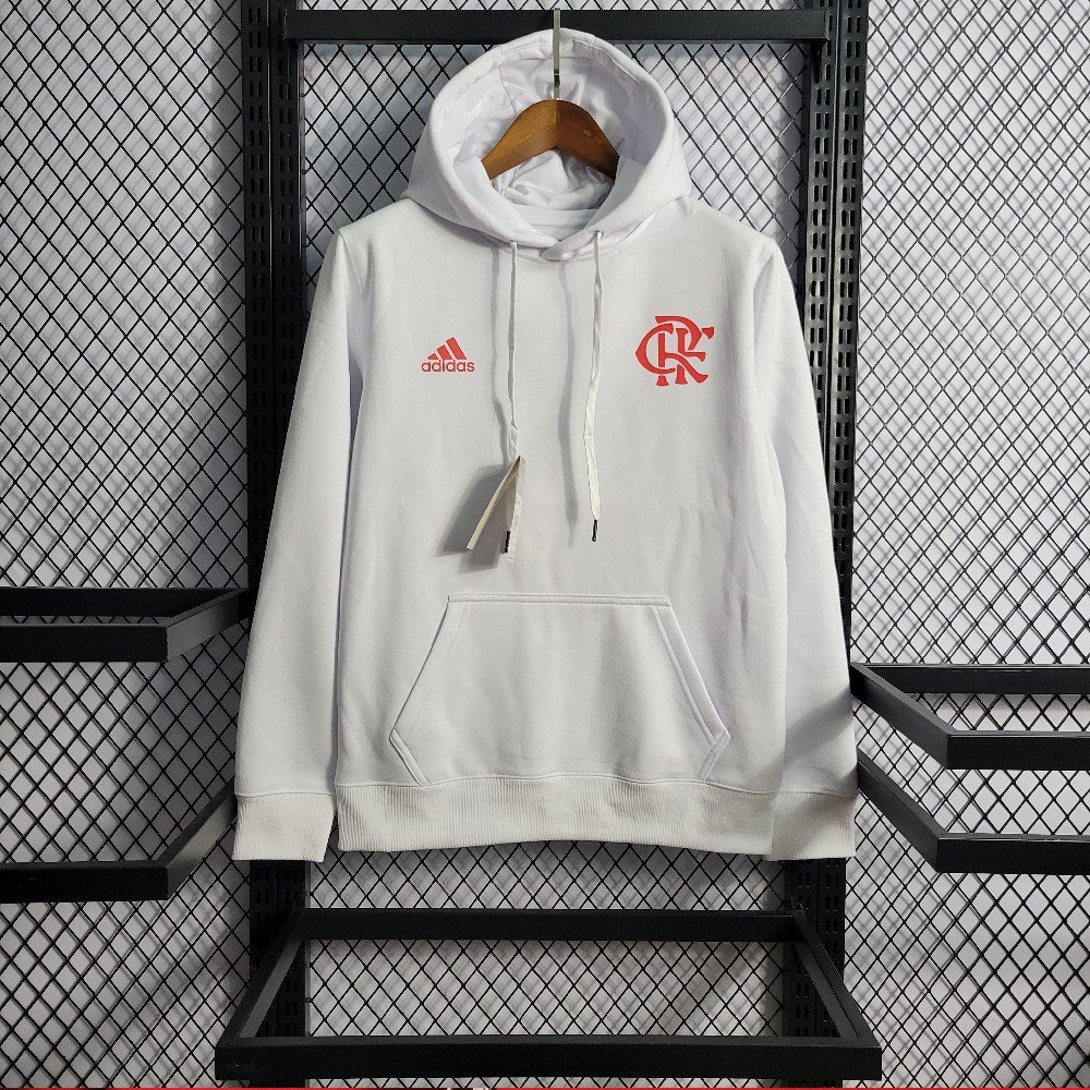 c7738334-7c51-4be2-a91a-4dd6d84862d0(13) Jaqueta Moletom Adidas Flamengo 22/23 Branco