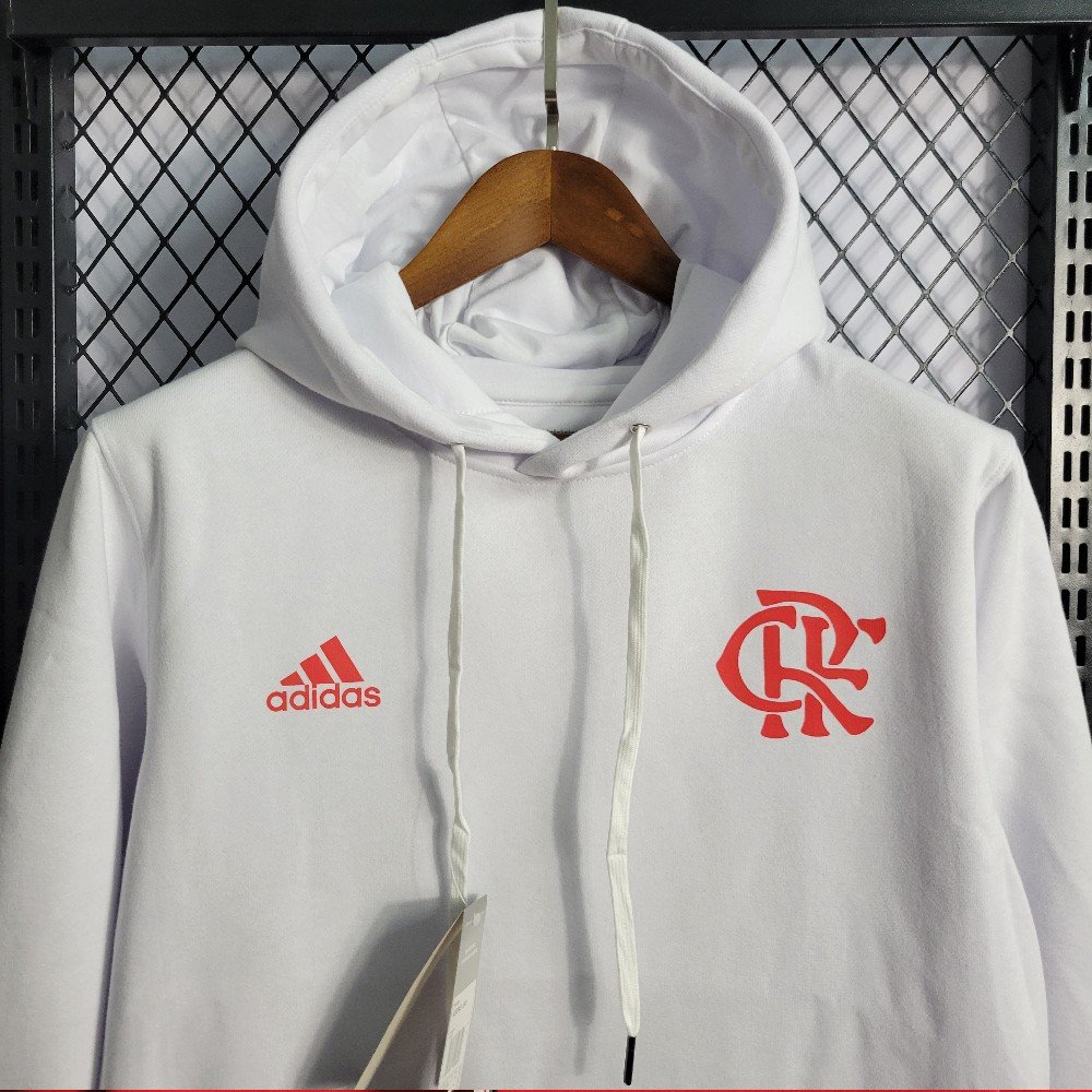 c7738334-7c51-4be2-a91a-4dd6d84862d0(9) Jaqueta Moletom Adidas Flamengo 22/23 Branco