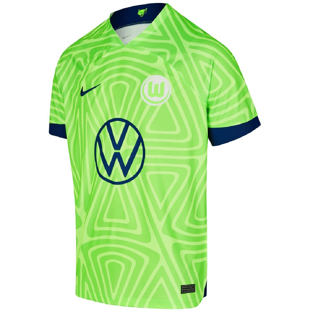 fgh Camisa Wolfsburg Verde Masculina 2022