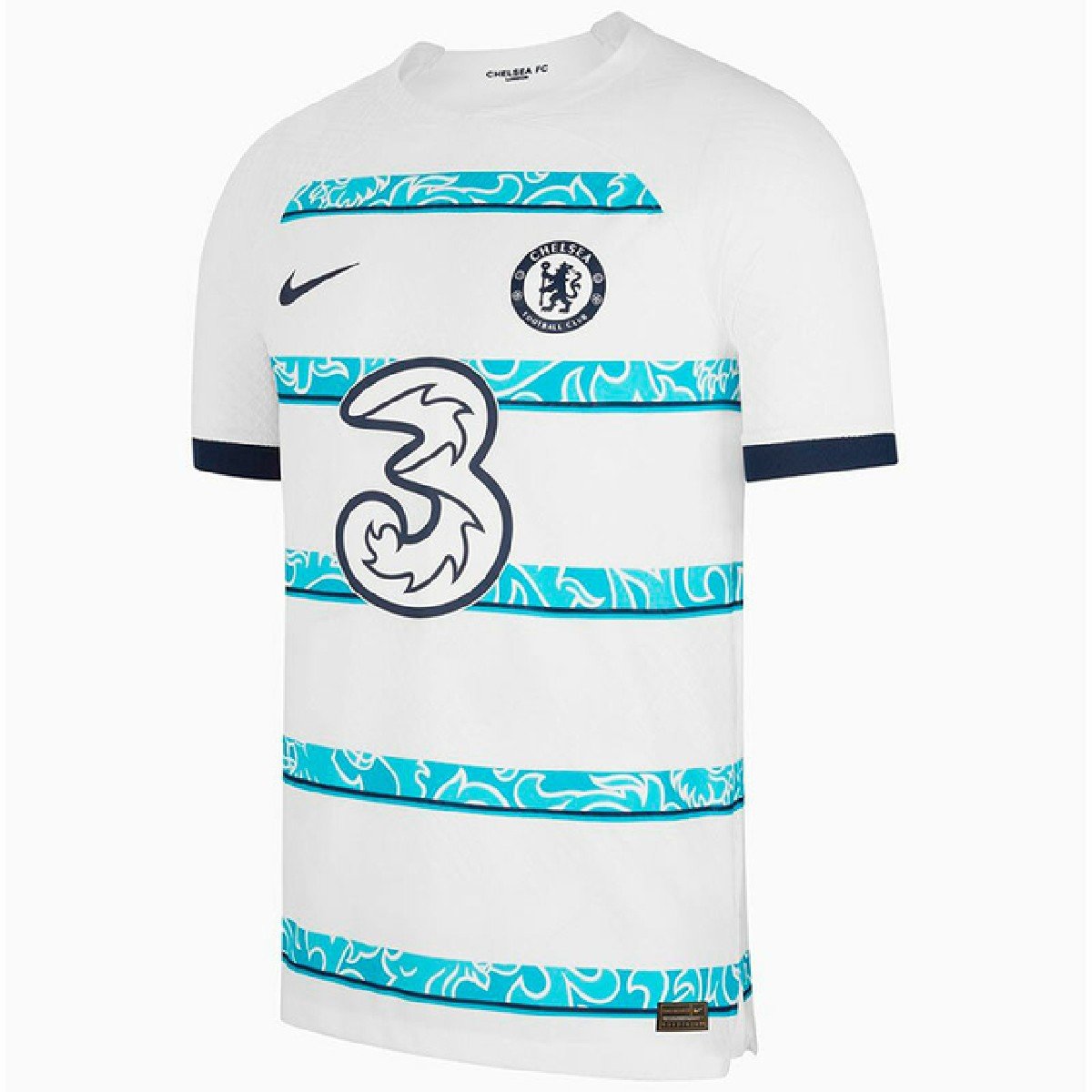 Sem título Camisa Chelsea Branca com Azul 2022