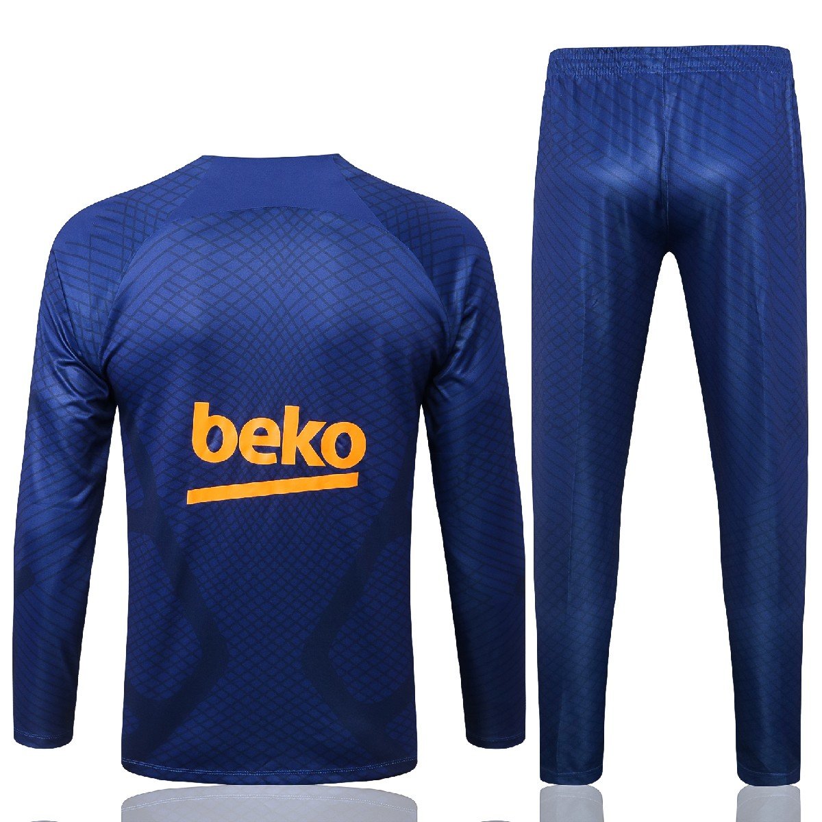 Sem-titulo-6(10) Conjunto de Treino Barcelona Azul 2022/23 Calça + Jaqueta