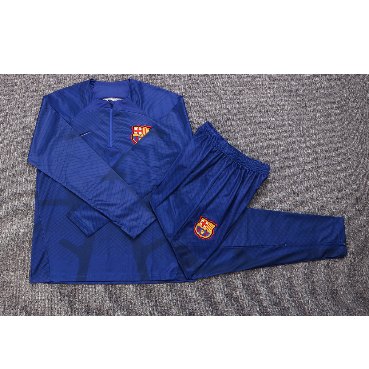 Sem-titulo-6(12) Conjunto de Treino Barcelona Azul 2022/23 Calça + Jaqueta