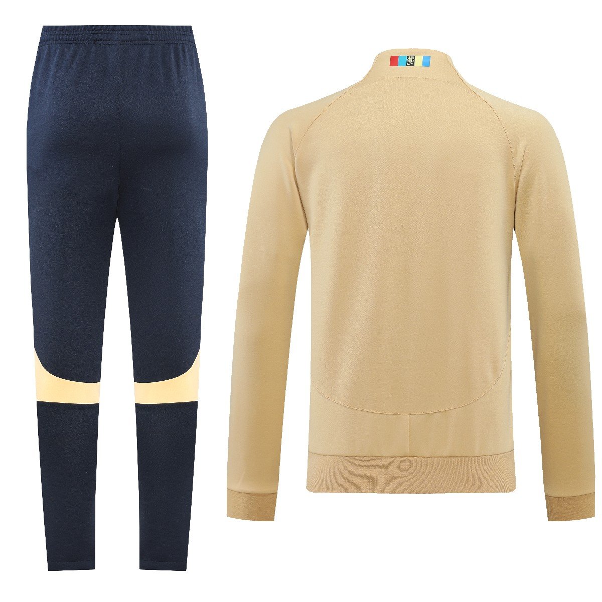 Sem-titulo-6(4) Conjunto de Treino Barcelona Dourado 2022/23 Calça + Jaqueta