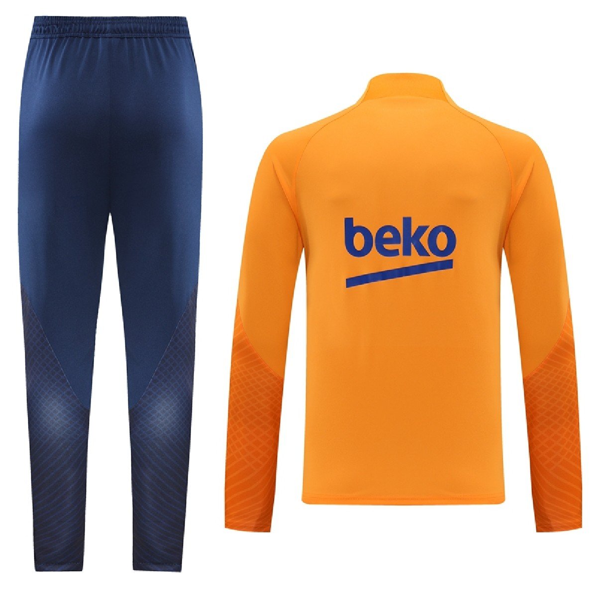 Sem-titulo-6(6) Conjunto de Treino Barcelona Laranja 2022/23 Calça + Jaqueta