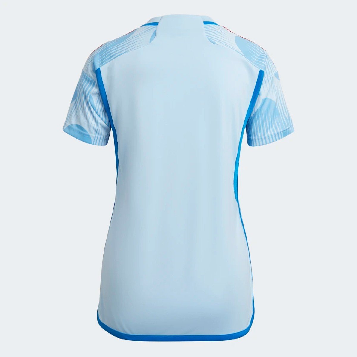 Sem título(35) Camisa da Espanha Copa do Mundo Home Feminina Azul