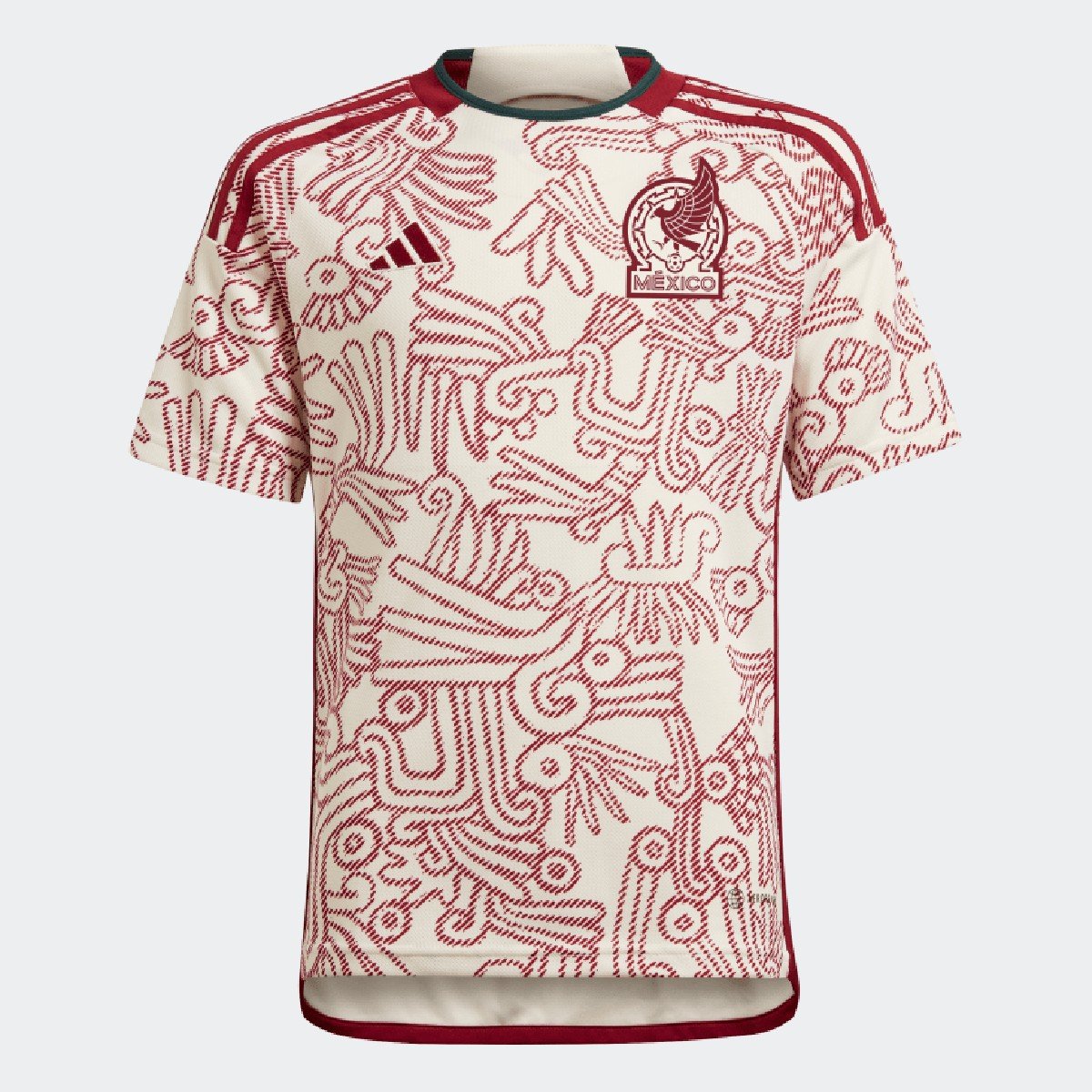 Sem título(36) Camisa do México Copa do Mundo Home Masculina Bege